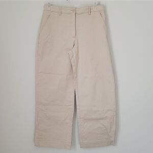 Abercrombie & Fitch Wide Leg High Rise Khaki Pants Size 31/12